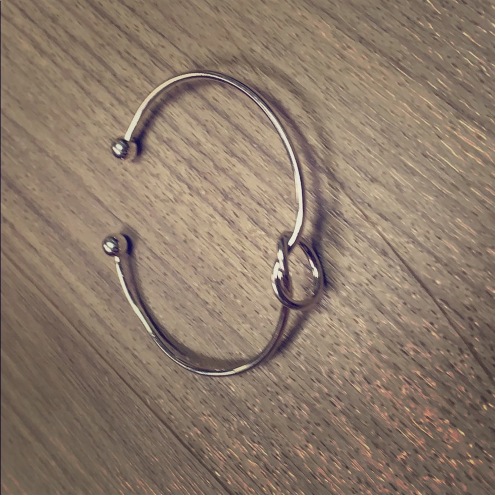 Knot silver colored bracelet 🖤3 for $20🖤
